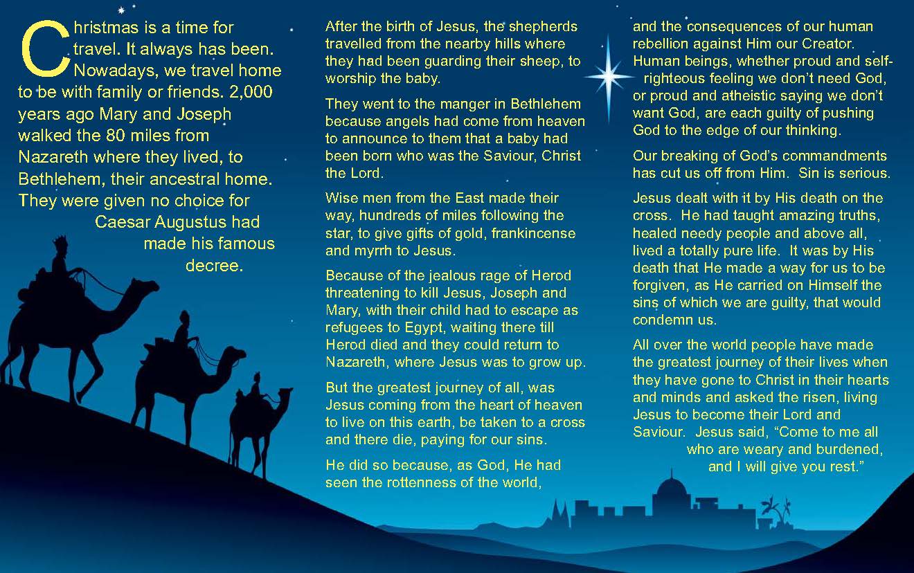 Christmas Journeys Tract