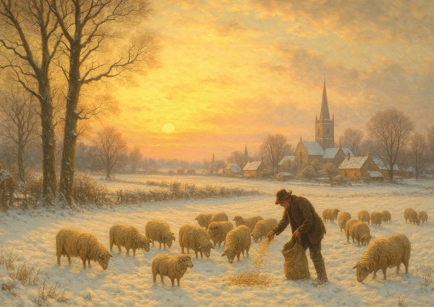 Christmas Sheep D2605