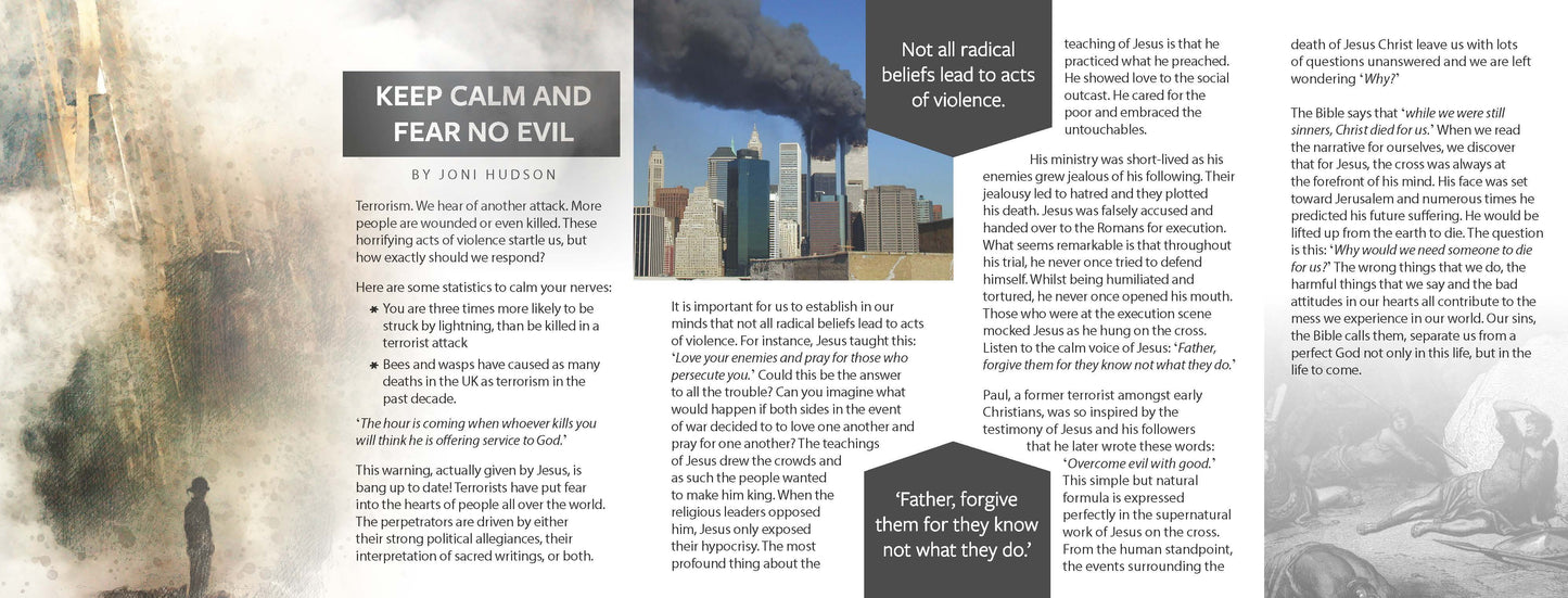 Keep calm and fear no Evil - Tract