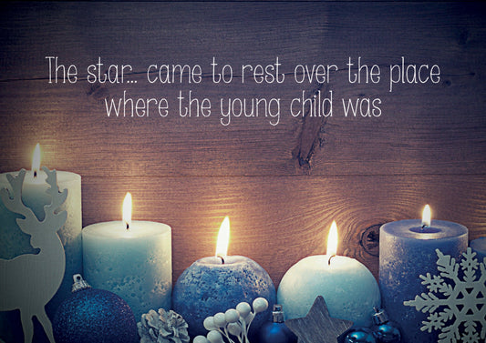 Christmas 5 Candles D2501