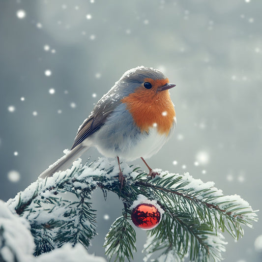 Christmas Single Robin D2510