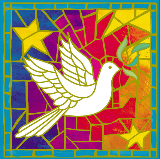 Christmas Dove Mosaic L2424