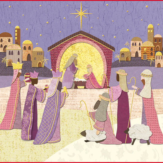 Christmas Arrived at the Stable E2515