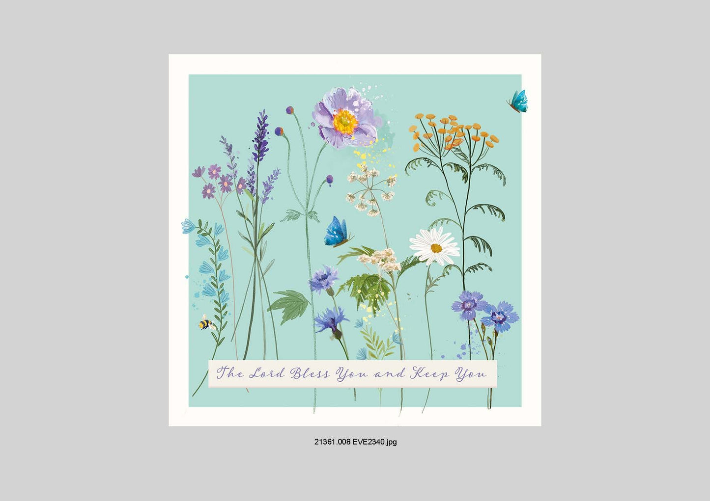 The Lord Bless - flowers - S267 (New)