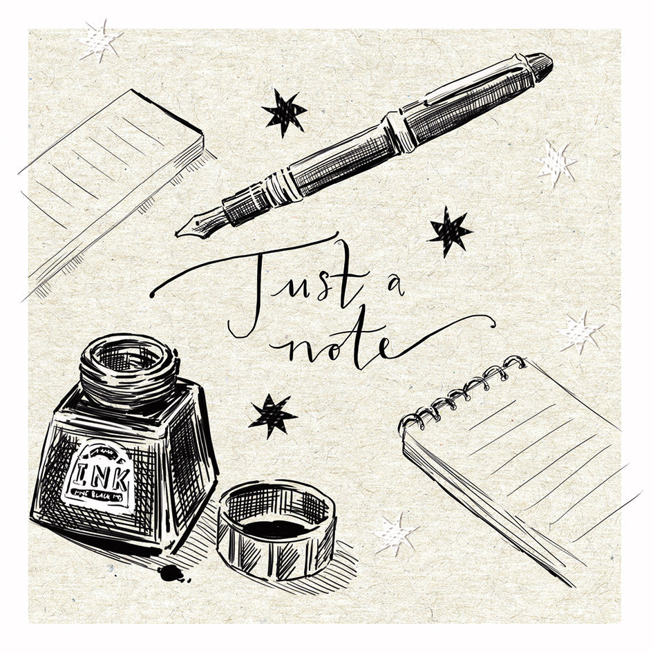 Just a note - ink and pad - S269 (New)