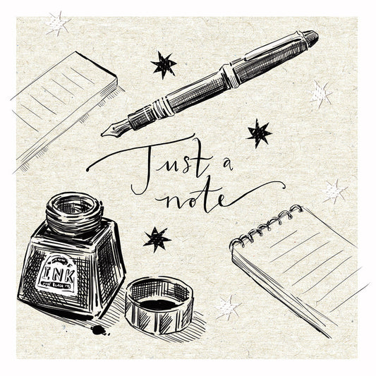 Just a note - ink and pad - S269 (New)