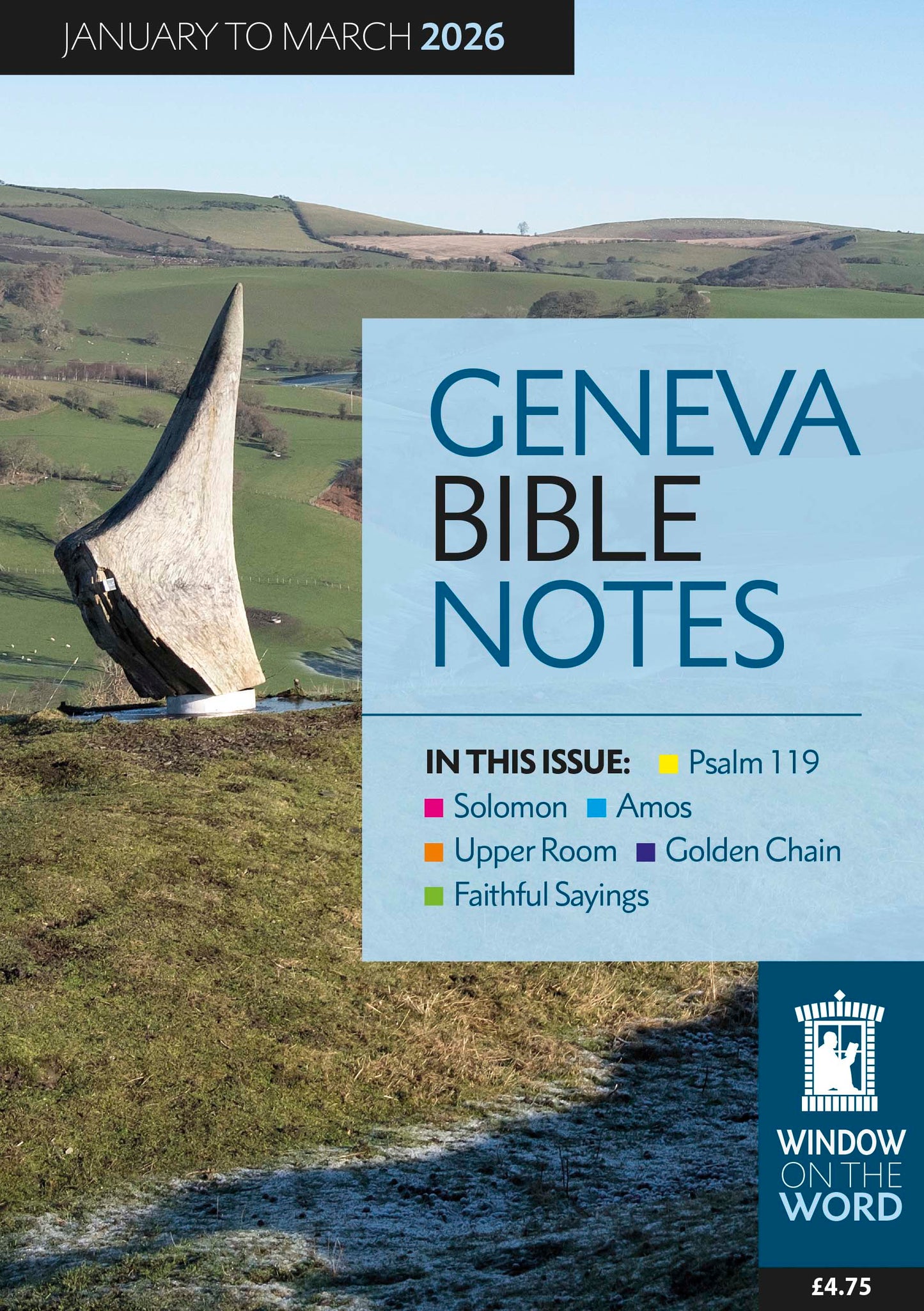 Geneva Bible Notes Jan - March 2026