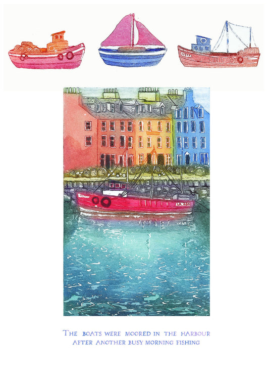 Birthday Card -  River Scene 1 - 4L13