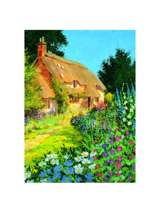 Blank Card - Thatched Cottage - 4L18