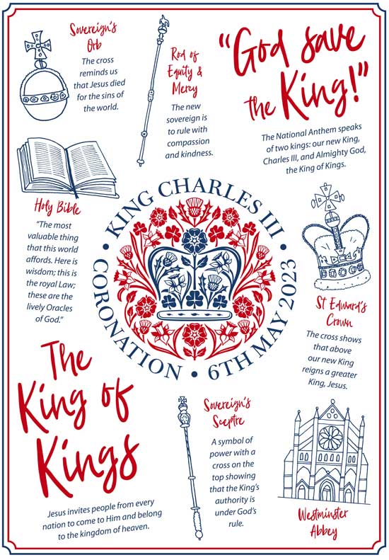 Commemorative Coronation Tea towel