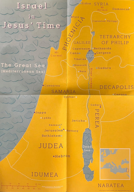 Israel in Jesus time Map